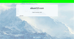 Desktop Screenshot of album123.com